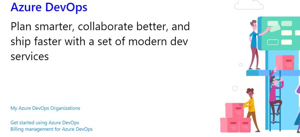Azure DevOps home page