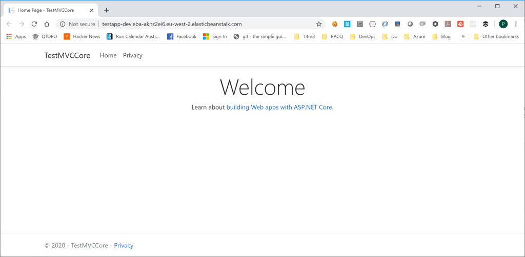 Fully hosted application